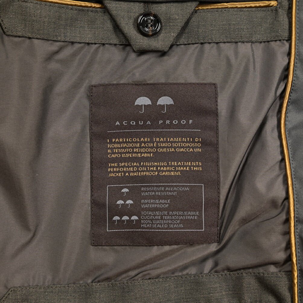 MOORER DUCA - GF ポリエステル100% 収納可能フード付きダスターコート / ACQUA PROOF(防水)｜436790｜GUARDAROBA MILANO OFFICIAL STORE