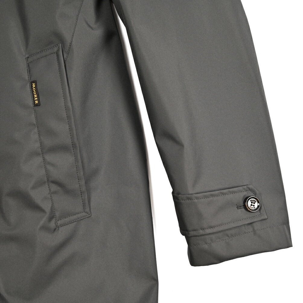 MOORER DUCA - GF ポリエステル100% 収納可能フード付きダスターコート / ACQUA PROOF(防水)｜436790｜GUARDAROBA MILANO OFFICIAL STORE