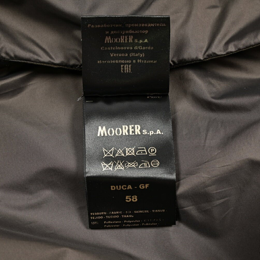 MOORER DUCA - GF ポリエステル100% 収納可能フード付きダスターコート / ACQUA PROOF(防水)｜436790｜GUARDAROBA MILANO OFFICIAL STORE