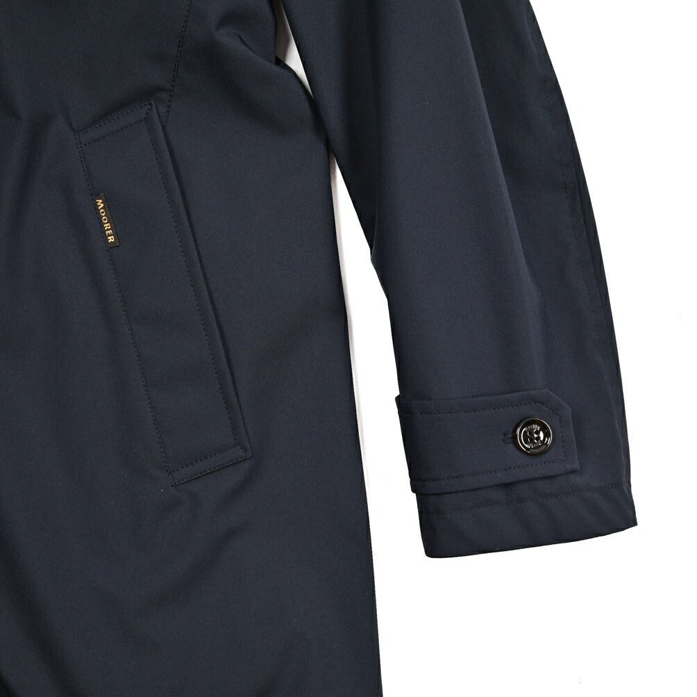 MOORER DUCA - GF ポリエステル100% 収納可能フード付きダスターコート / ACQUA PROOF(防水)｜436791｜GUARDAROBA MILANO OFFICIAL STORE