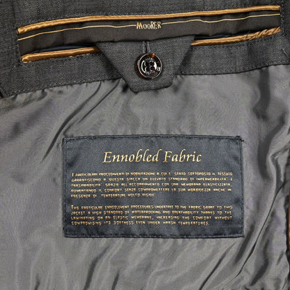 MOORER DUCA - GF ポリエステル100% 収納可能フード付きダスターコート / ACQUA PROOF(防水)｜436791｜GUARDAROBA MILANO OFFICIAL STORE