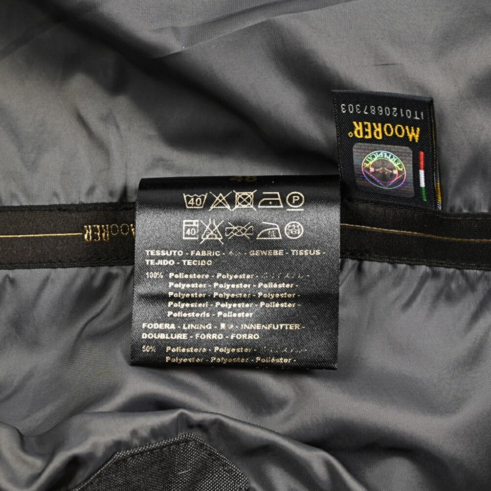 MOORER DUCA - GF ポリエステル100% 収納可能フード付きダスターコート / ACQUA PROOF(防水)｜436791｜GUARDAROBA MILANO OFFICIAL STORE