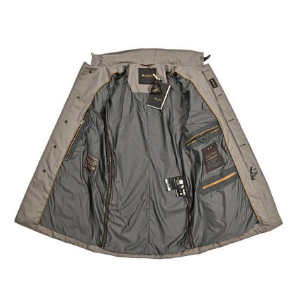 MOORER DUCA - GF ポリエステル100% 収納可能フード付きダスターコート / ACQUA PROOF(防水)｜436794-46｜GUARDAROBA MILANO OFFICIAL STORE