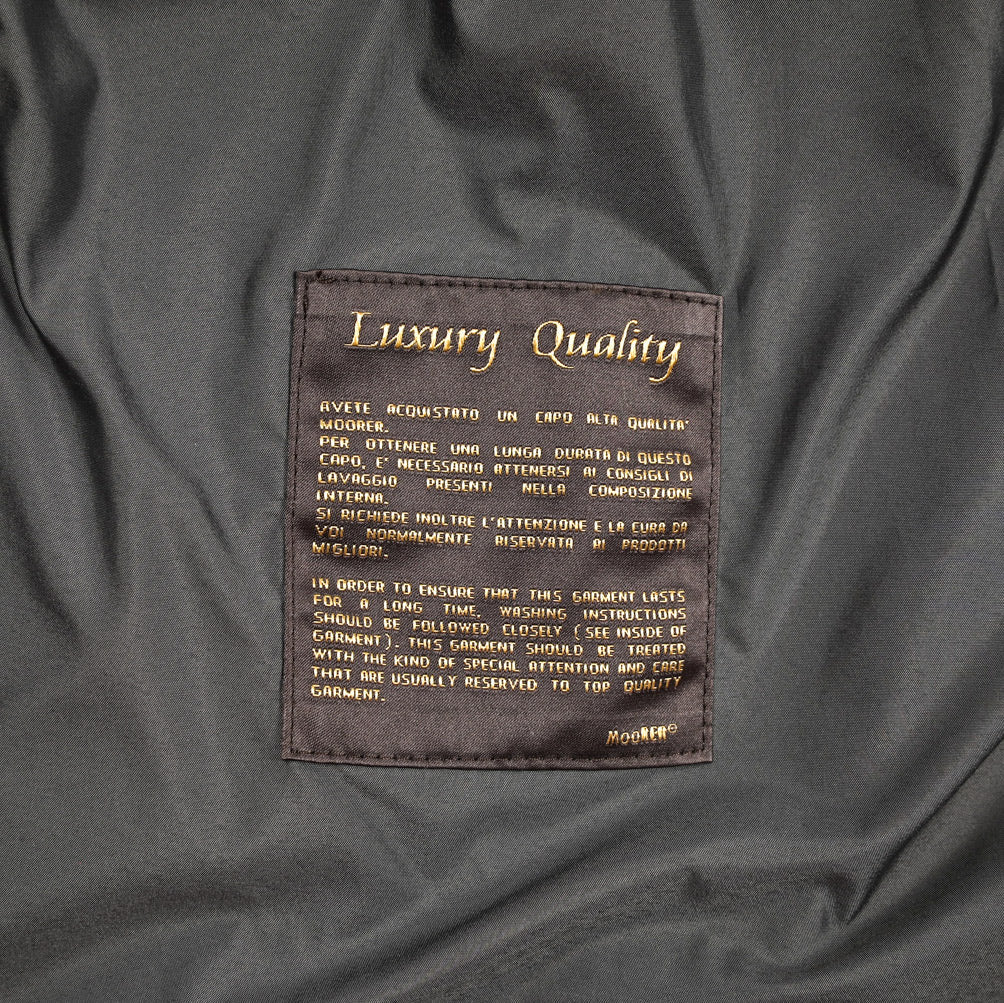 MOORER DUCA - GF ポリエステル100% 収納可能フード付きダスターコート / ACQUA PROOF(防水)｜436794-46｜GUARDAROBA MILANO OFFICIAL STORE