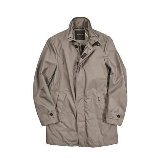 MOORER DUCA - GF ポリエステル100% 収納可能フード付きダスターコート / ACQUA PROOF(防水)｜436794-46｜GUARDAROBA MILANO OFFICIAL STORE