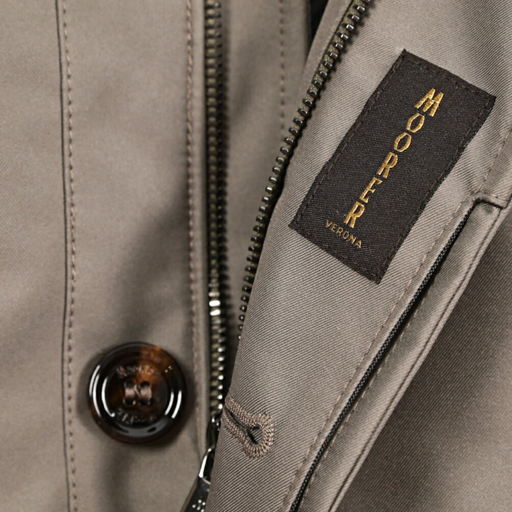 MOORER DUCA - GF ポリエステル100% 収納可能フード付きダスターコート / ACQUA PROOF(防水)｜436794-46｜GUARDAROBA MILANO OFFICIAL STORE