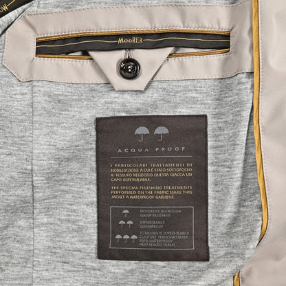 MOORER DUCCIO - SKT ポリエステル100% フード付きスタンドカラーブルゾン / ACQUA PROOF(防水)｜435864-52｜GUARDAROBA MILANO OFFICIAL STORE