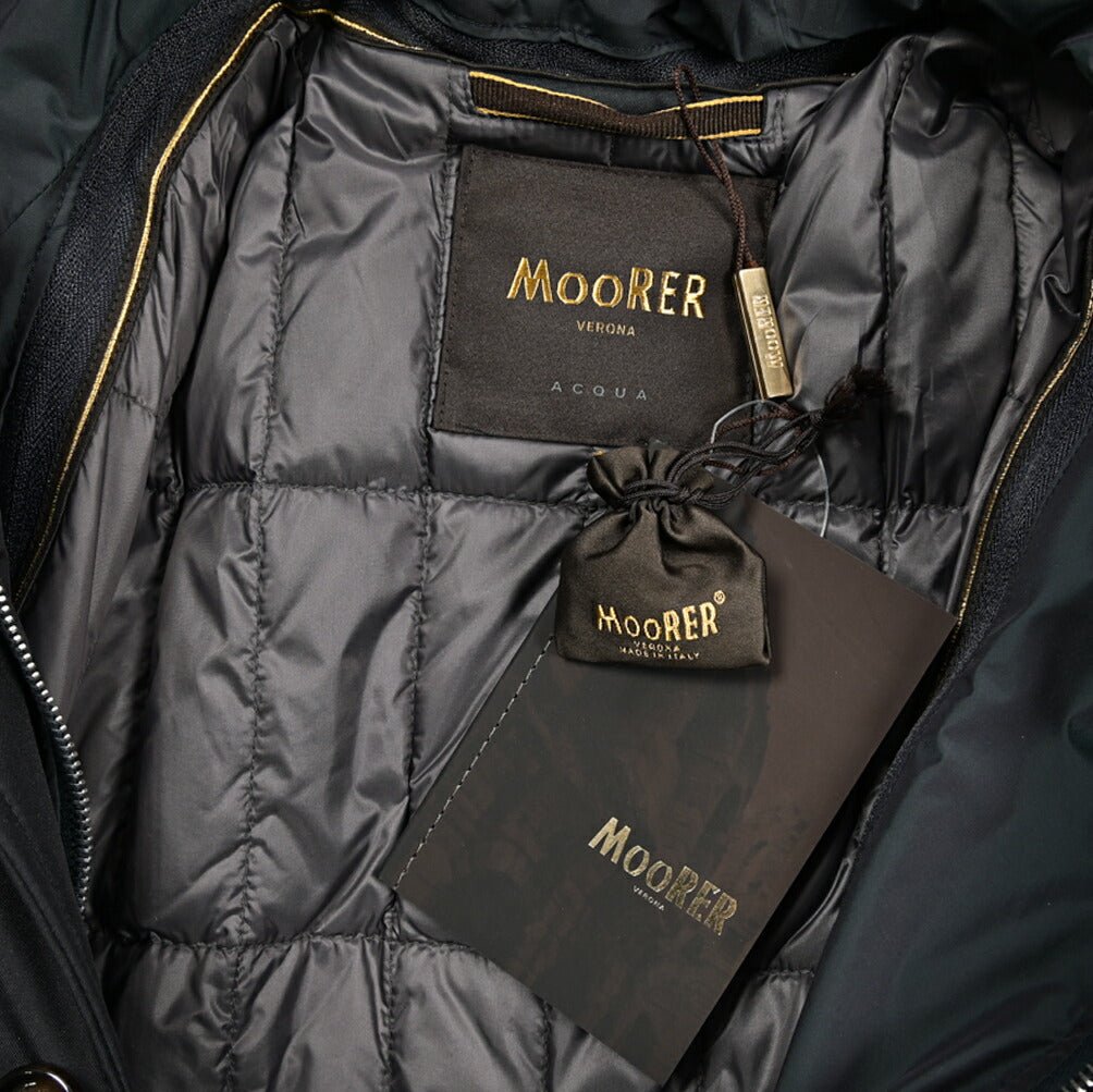 MOORER EDWIN - GF ポリエステル100% フード付きダウンコート / ACQUA PROOF(防水)｜436828-48｜GUARDAROBA MILANO OFFICIAL STORE