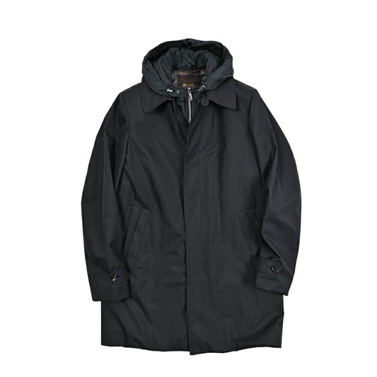 MOORER EDWIN - GF ポリエステル100% フード付きダウンコート / ACQUA PROOF(防水)｜436828-48｜GUARDAROBA MILANO OFFICIAL STORE