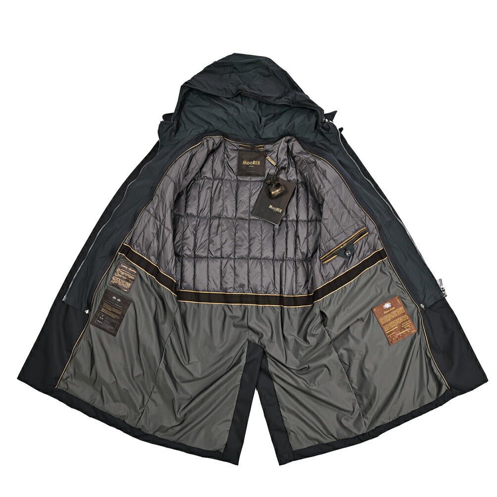 MOORER EDWIN - GF ポリエステル100% フード付きダウンコート / ACQUA PROOF(防水)｜436828-48｜GUARDAROBA MILANO OFFICIAL STORE
