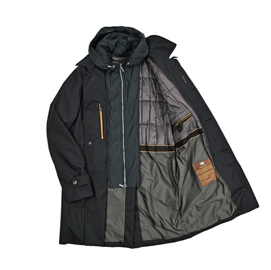 MOORER EDWIN - GF ポリエステル100% フード付きダウンコート / ACQUA PROOF(防水)｜436828-48｜GUARDAROBA MILANO OFFICIAL STORE