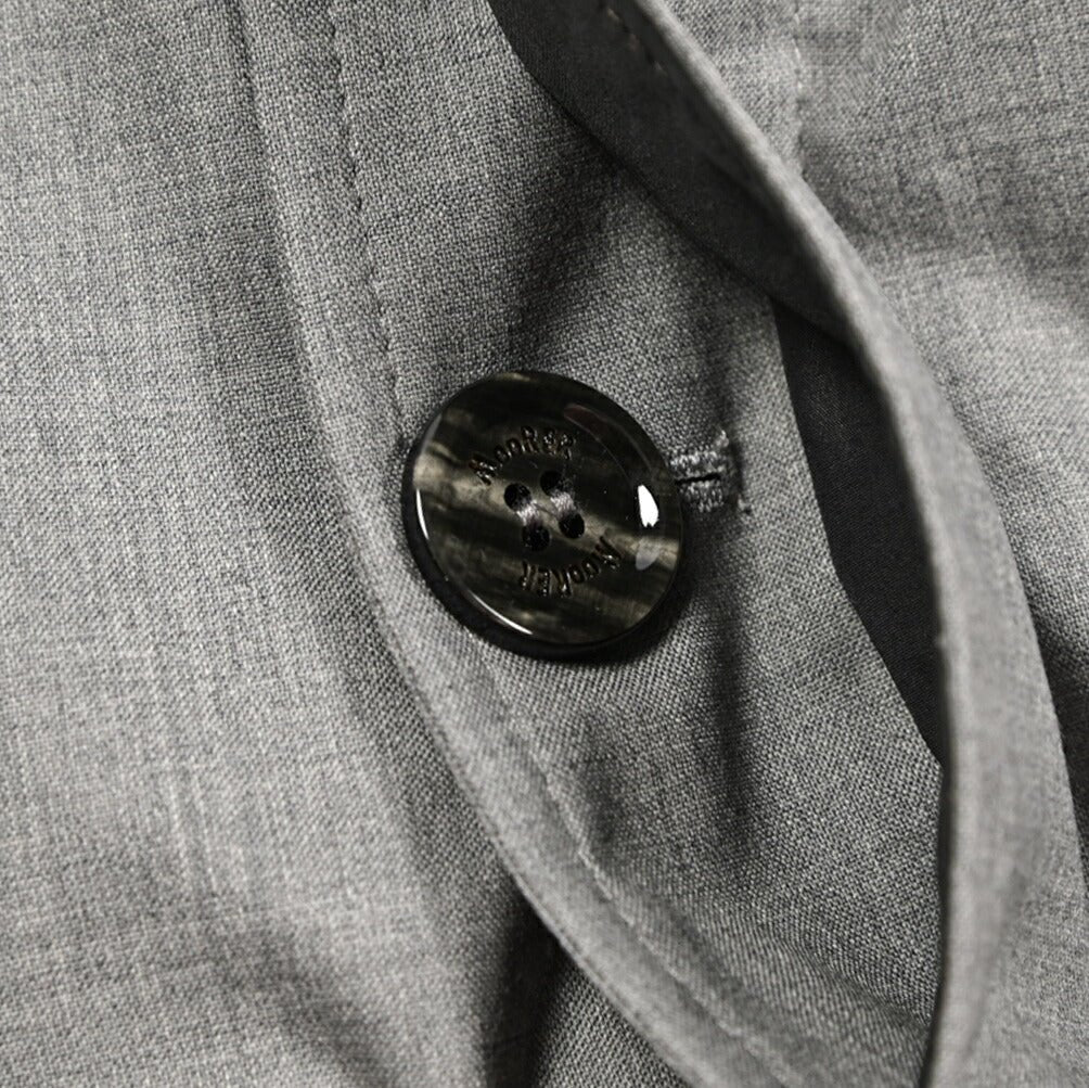 MOORER EDWIN - L5 シルク混ウール フード付きダウンステンカラーコート / ACQUA RESISTANT(撥水)｜436835｜GUARDAROBA MILANO OFFICIAL STORE