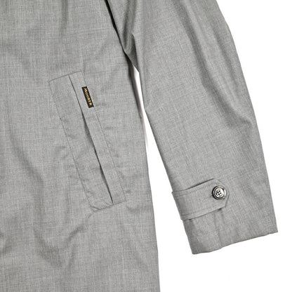 MOORER EDWIN - L5 シルク混ウール フード付きダウンステンカラーコート / ACQUA RESISTANT(撥水)｜436835｜GUARDAROBA MILANO OFFICIAL STORE