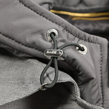 MOORER EDWIN - L5 シルク混ウール フード付きダウンステンカラーコート / ACQUA RESISTANT(撥水)｜436835｜GUARDAROBA MILANO OFFICIAL STORE