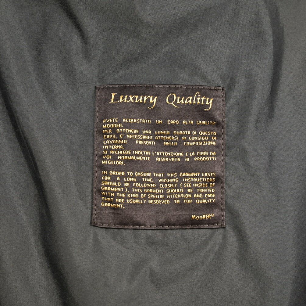 MOORER EDWIN - L5 シルク混ウール フード付きダウンステンカラーコート / ACQUA RESISTANT(撥水)｜436835｜GUARDAROBA MILANO OFFICIAL STORE