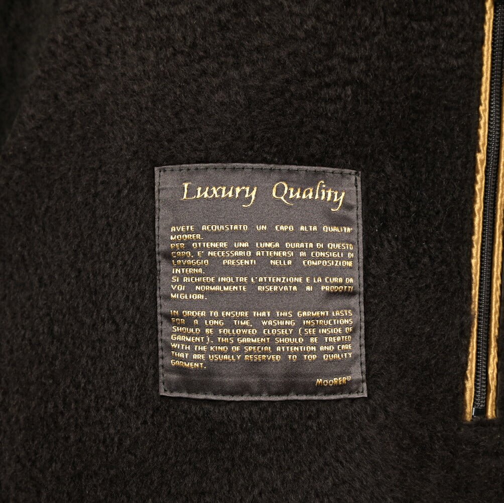 MOORER "EMIDIO - ME" ムートンレザーPコート｜420410 - 46｜GUARDAROBA MILANO OFFICIAL STORE