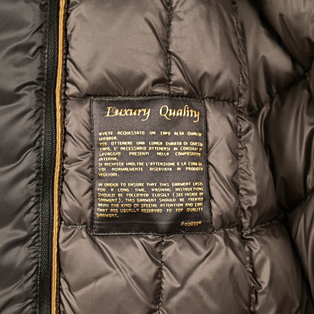MOORER "EMIDIO - UR" スエードレザー ダウンPコート｜420414｜GUARDAROBA MILANO OFFICIAL STORE