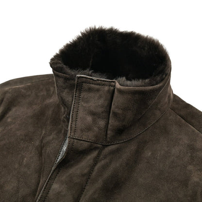 MOORER "ETTORE - ME" スタンドカラームートンレザーコート｜420433｜GUARDAROBA MILANO OFFICIAL STORE