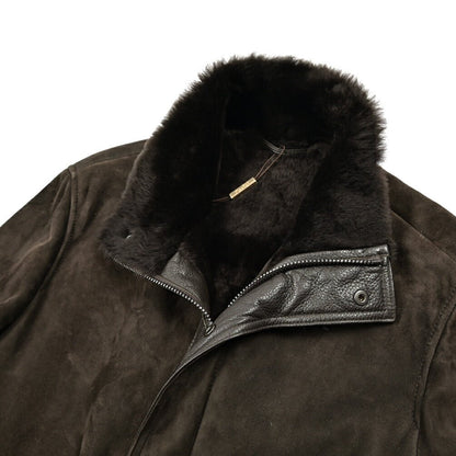 MOORER "ETTORE - ME" スタンドカラームートンレザーコート｜420433｜GUARDAROBA MILANO OFFICIAL STORE