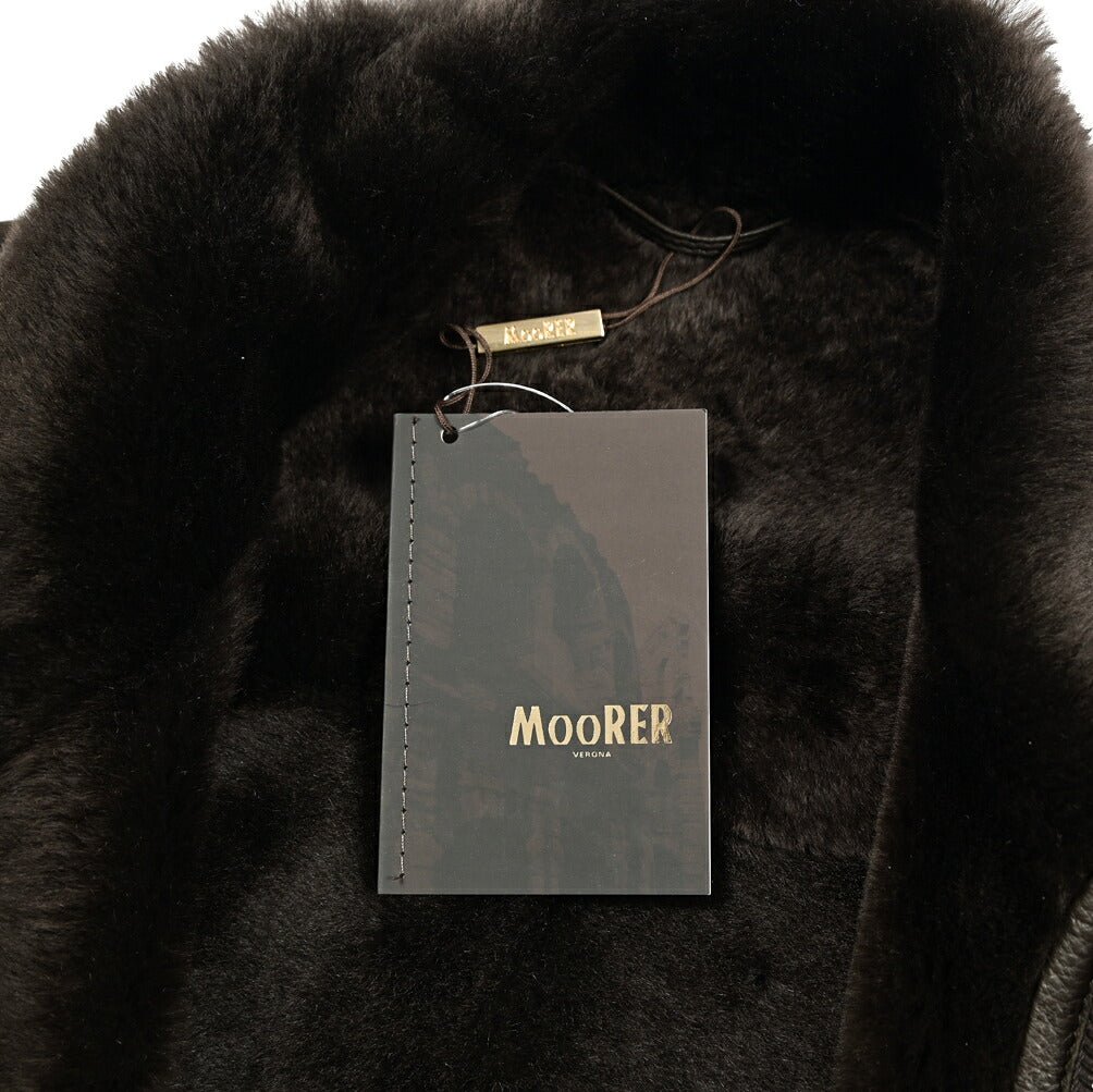MOORER "ETTORE - ME" スタンドカラームートンレザーコート｜420433｜GUARDAROBA MILANO OFFICIAL STORE
