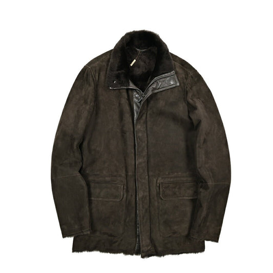 MOORER "ETTORE - ME" スタンドカラームートンレザーコート｜420433｜GUARDAROBA MILANO OFFICIAL STORE