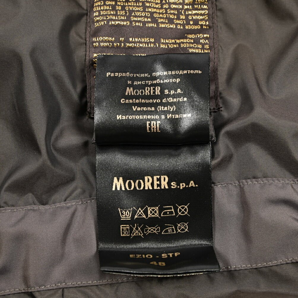 MOORER EZIO - STP ポリエステル100% フィールドジャケット M - 65 / ACQUA PROOF(防水)｜436056-48｜GUARDAROBA MILANO OFFICIAL STORE