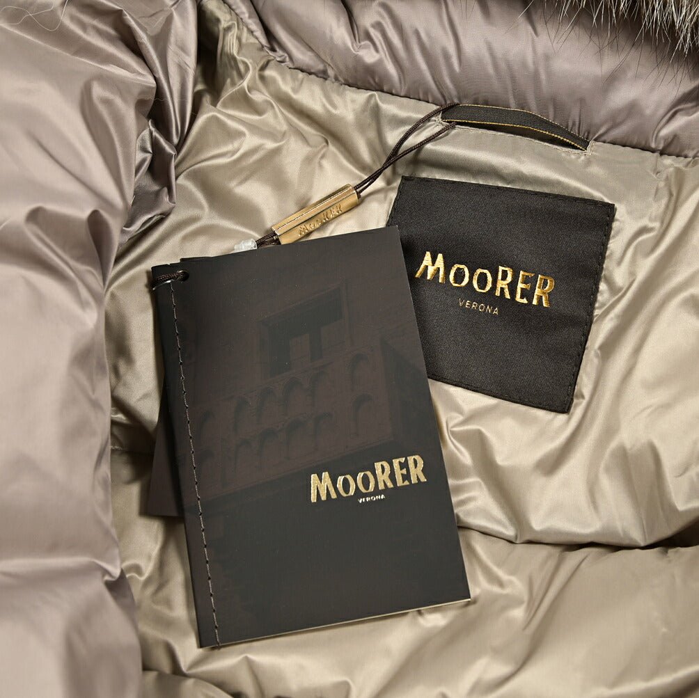 《レディース》MOORER "FABULA - CZI" 2WAY ファーフード付きカシミヤダウンコート｜420401｜GUARDAROBA MILANO OFFICIAL STORE