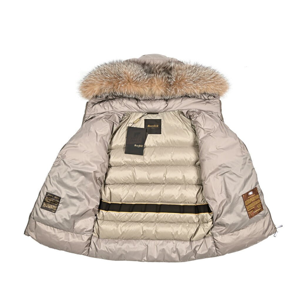 《レディース》MOORER "FABULA - CZI" 2WAY ファーフード付きカシミヤダウンコート｜420401｜GUARDAROBA MILANO OFFICIAL STORE