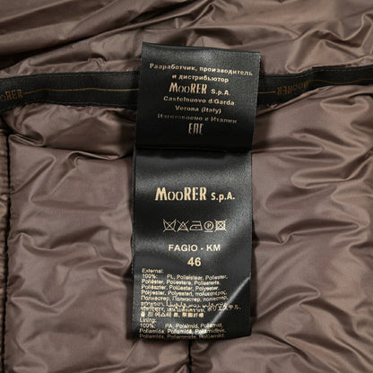 MOORER “FAGIO-KM” フード付きダウンジャケット ブラウン(BLOWN) 44 | GUARDAROBA MILANO OFFICIAL STORE