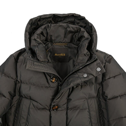 MOORER “FAGIO-KM” フード付きダウンジャケット ブラウン(BLOWN) 44 | GUARDAROBA MILANO OFFICIAL STORE