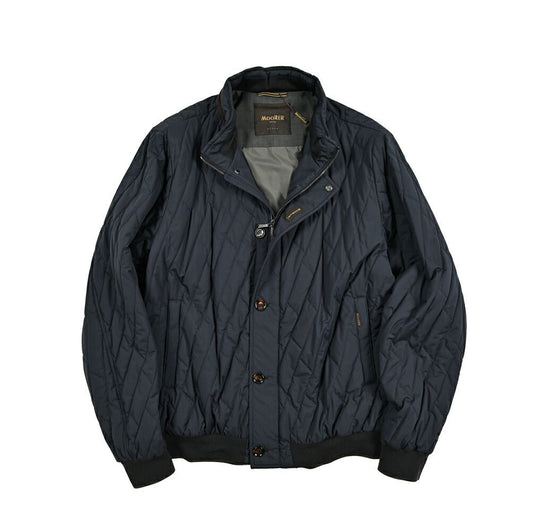 MOORER "FALERI - TRT" ポリエステル100% キルティング中綿ブルゾン / ACQUA RESISTANT(撥水)｜418075 - 60｜GUARDAROBA MILANO OFFICIAL STORE