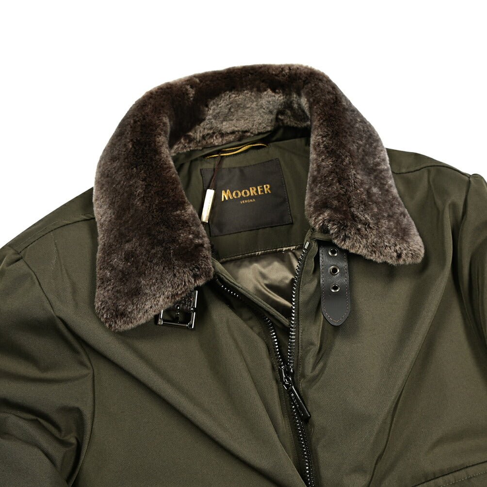 MOORER "FERMI - WCO" コットン混ポリエステル ダウンブルゾン｜420489｜GUARDAROBA MILANO OFFICIAL STORE