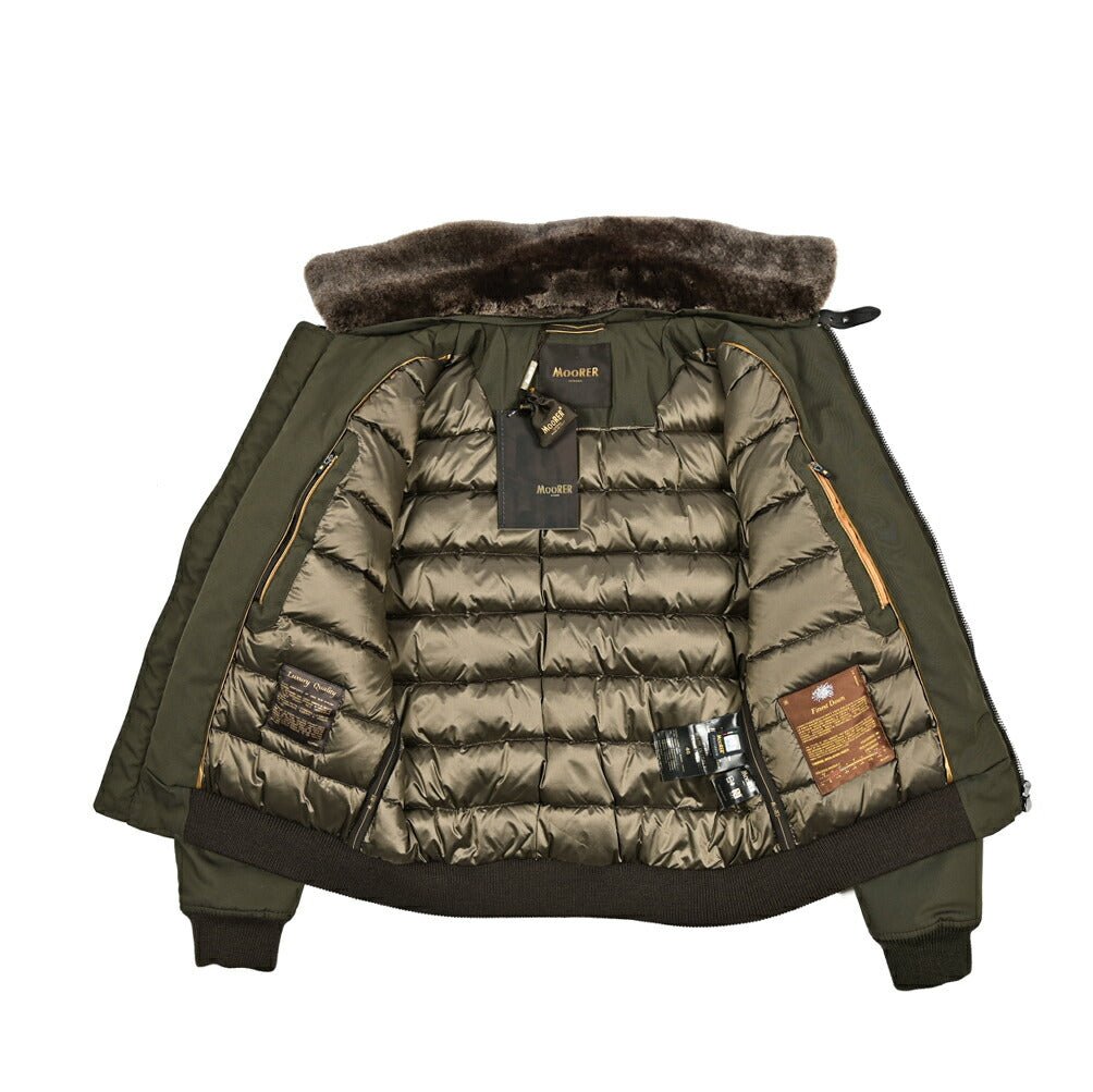 MOORER "FERMI - WCO" コットン混ポリエステル ダウンブルゾン｜420489｜GUARDAROBA MILANO OFFICIAL STORE