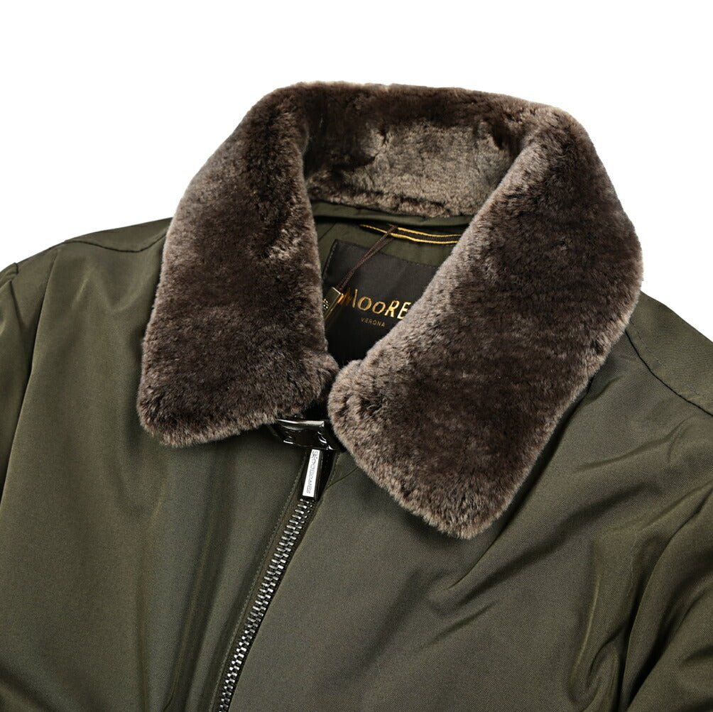 MOORER "FERMI - WCO" コットン混ポリエステル ダウンブルゾン｜420489｜GUARDAROBA MILANO OFFICIAL STORE