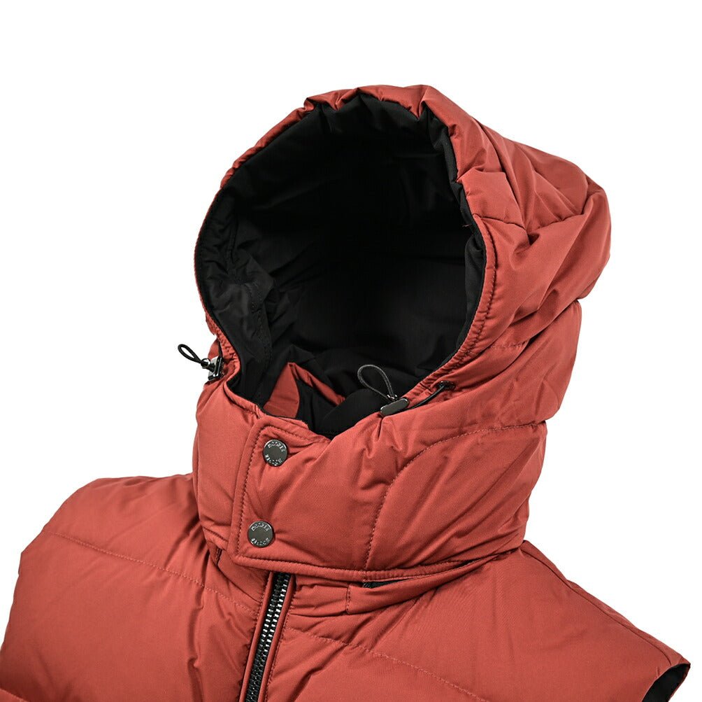 MOORER "FIRE - SKT" ポリエステル100% ダウンベストフーディー｜418150 - 44｜GUARDAROBA MILANO OFFICIAL STORE