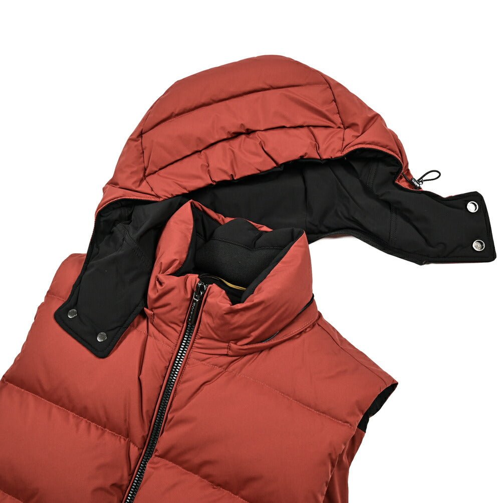 MOORER "FIRE - SKT" ポリエステル100% ダウンベストフーディー｜418150 - 44｜GUARDAROBA MILANO OFFICIAL STORE