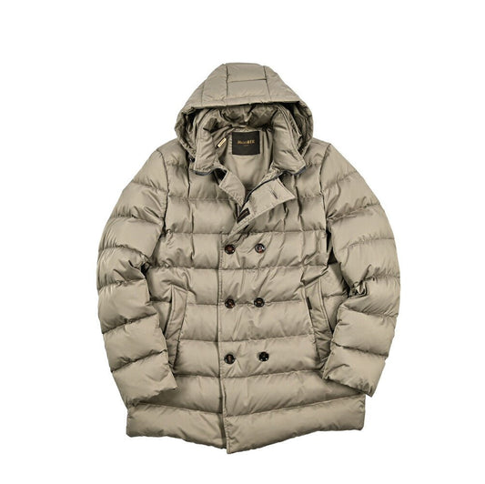 MOORER "FLORIO - KM" ポリエステル100% セミダブルダウンジャケットフーディー｜417793｜GUARDAROBA MILANO OFFICIAL STORE