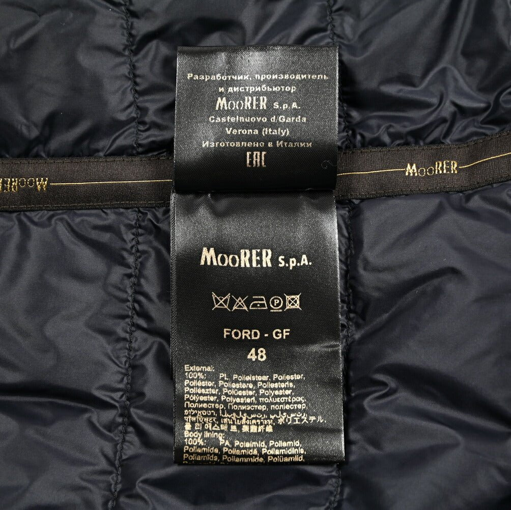 MOORER FORD - GF ナイロン100% フード付きダウンコート / ACQUA PROOF(防水)｜436819-48｜GUARDAROBA MILANO OFFICIAL STORE