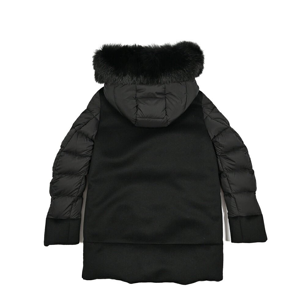 《レディース》MOORER "FRESIA - LE" カシミヤ混ウール ファーフード付きダウンコート｜420421｜GUARDAROBA MILANO OFFICIAL STORE