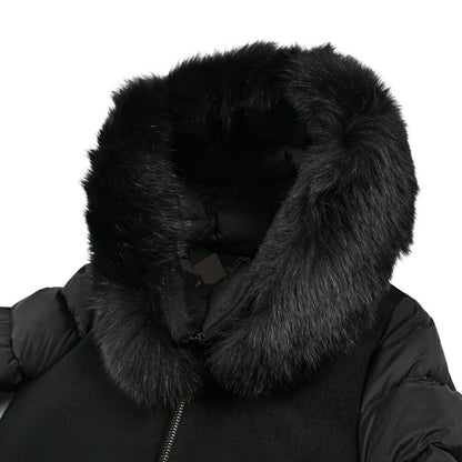 《レディース》MOORER "FRESIA - LE" カシミヤ混ウール ファーフード付きダウンコート｜420421｜GUARDAROBA MILANO OFFICIAL STORE