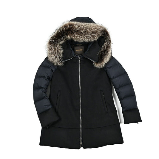 《レディース》MOORER "FRESIA - LE" カシミヤ混ウール ファーフード付きダウンコート｜420422｜GUARDAROBA MILANO OFFICIAL STORE