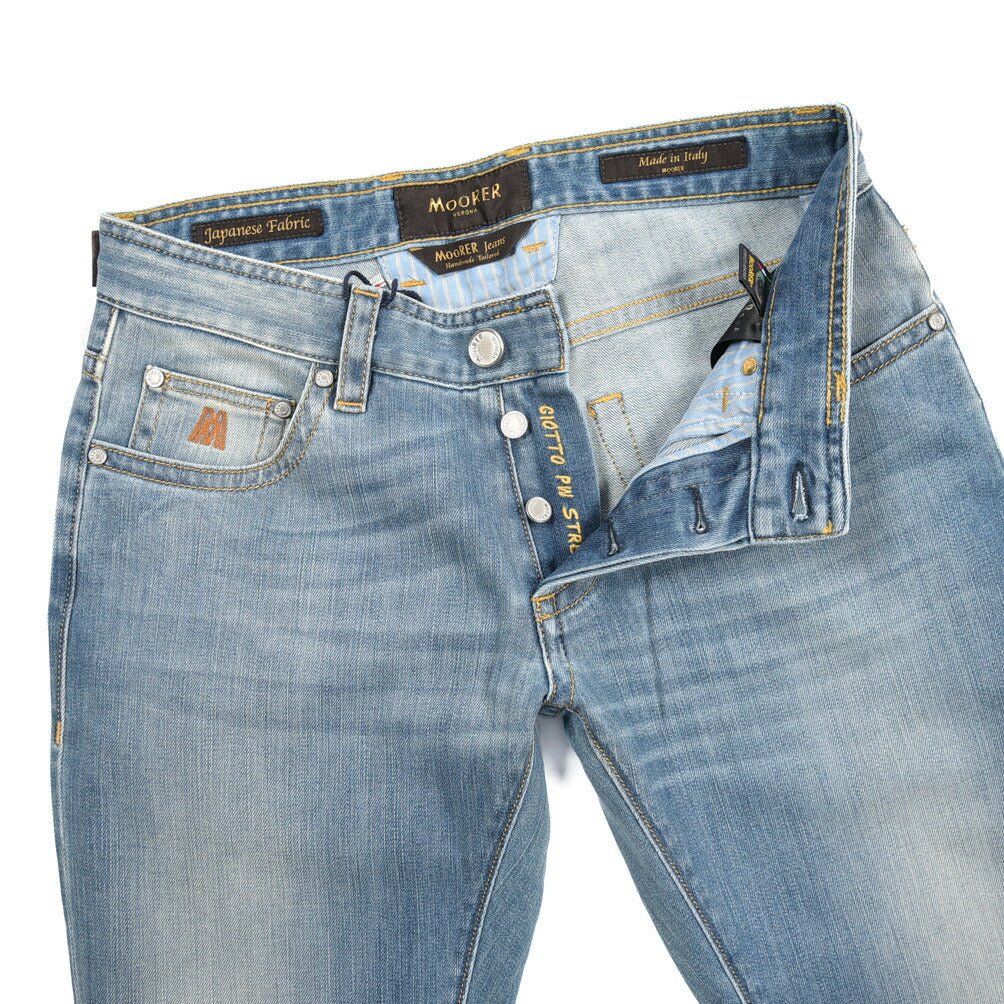 MOORER "GIOTTO - 102" ストレッチデニム スリムジーンズ｜437107-31｜GUARDAROBA MILANO OFFICIAL STORE