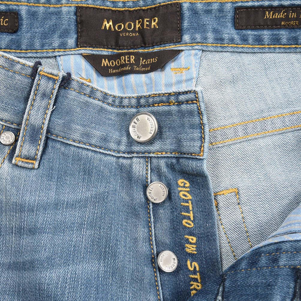 MOORER "GIOTTO - 102" ストレッチデニム スリムジーンズ｜437107-31｜GUARDAROBA MILANO OFFICIAL STORE