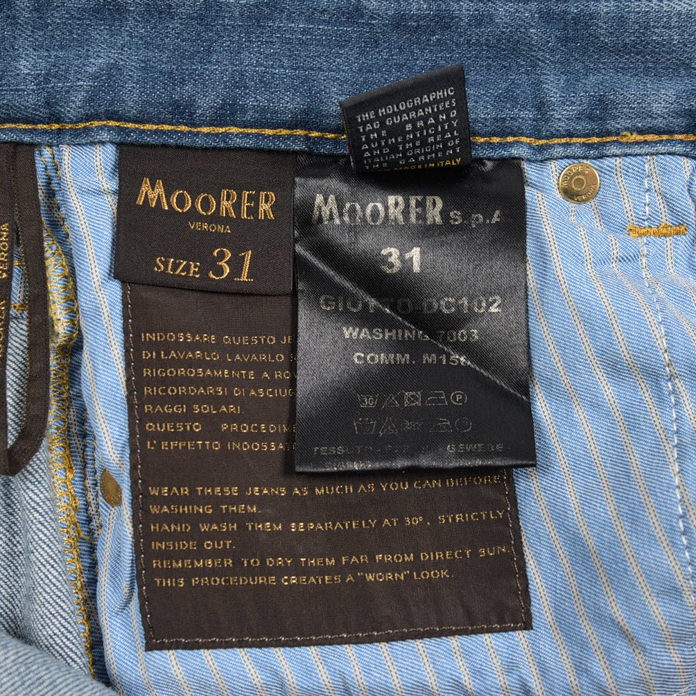 MOORER "GIOTTO - 102" ストレッチデニム スリムジーンズ｜437107-31｜GUARDAROBA MILANO OFFICIAL STORE
