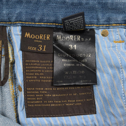 MOORER "GIOTTO - 102" ストレッチデニム スリムジーンズ｜437107-31｜GUARDAROBA MILANO OFFICIAL STORE