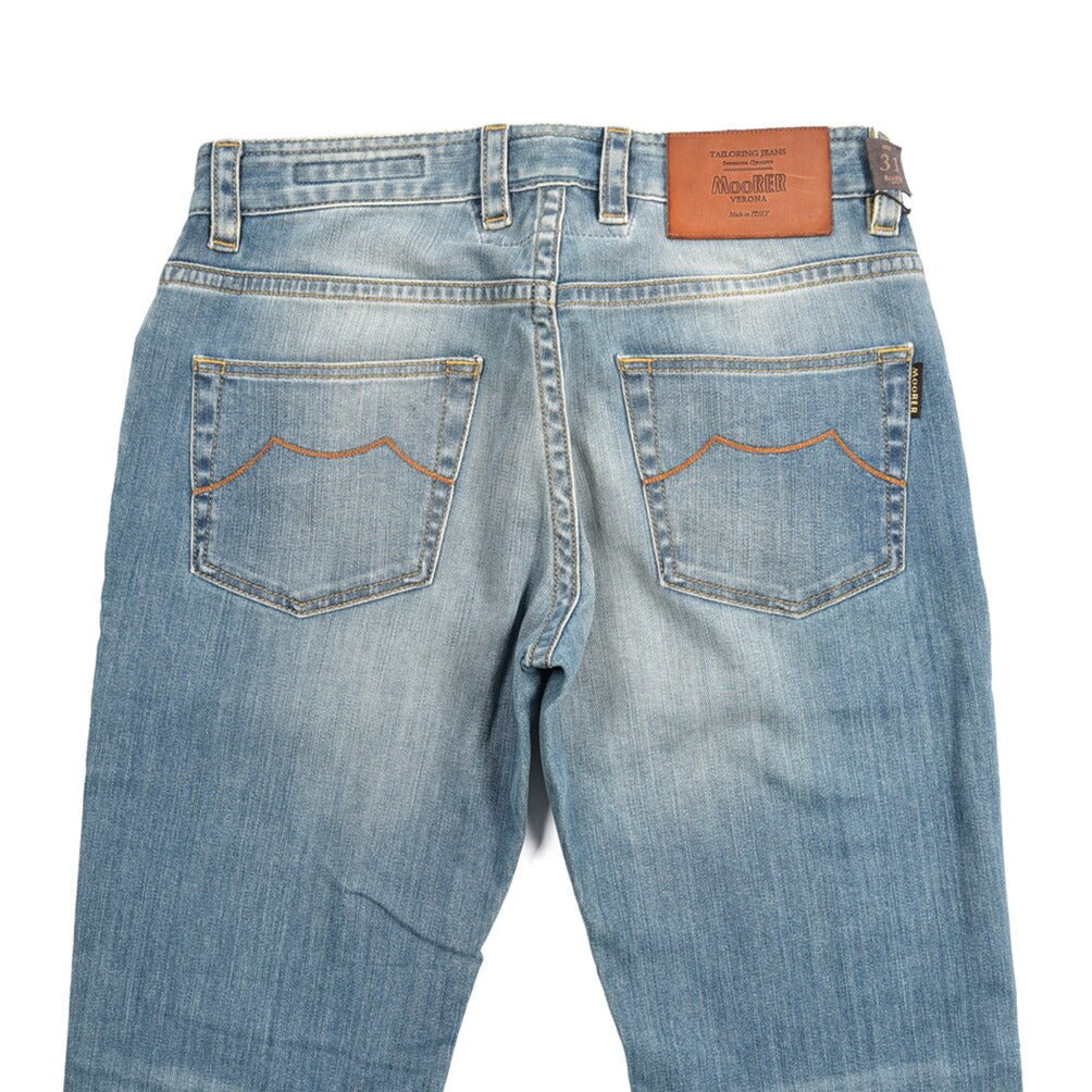 MOORER "GIOTTO - 102" ストレッチデニム スリムジーンズ｜437107-31｜GUARDAROBA MILANO OFFICIAL STORE
