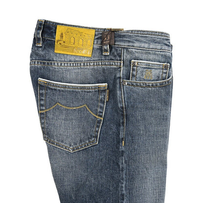 MOORER "GIOTTO - DF301" コットン100%デニム スリムジーンズ｜437106｜GUARDAROBA MILANO OFFICIAL STORE