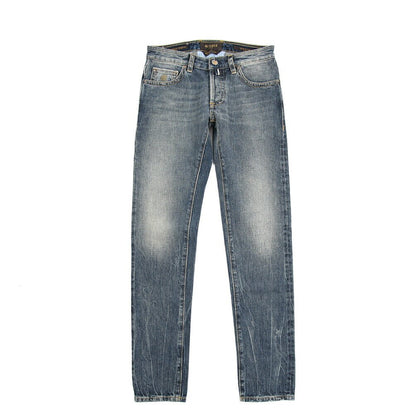 MOORER "GIOTTO - DF301" コットン100%デニム スリムジーンズ｜437112-31｜GUARDAROBA MILANO OFFICIAL STORE
