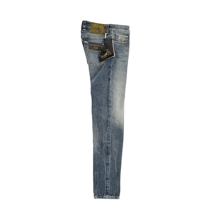 MOORER "GIOTTO - DF301" コットン100%デニム スリムジーンズ｜437112-31｜GUARDAROBA MILANO OFFICIAL STORE