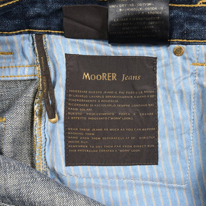 MOORER "GIOTTO - DF301" コットン100%デニム スリムジーンズ｜437112-31｜GUARDAROBA MILANO OFFICIAL STORE